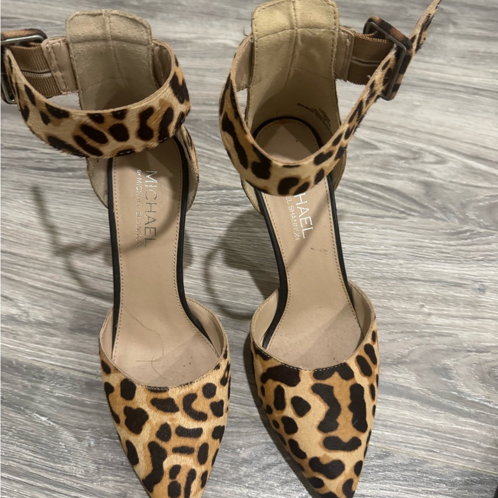 Michael Kors  Leopard Print Heels